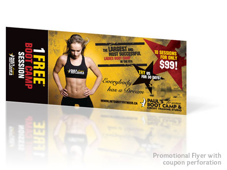 Print Design - Promotional flyer with coupon